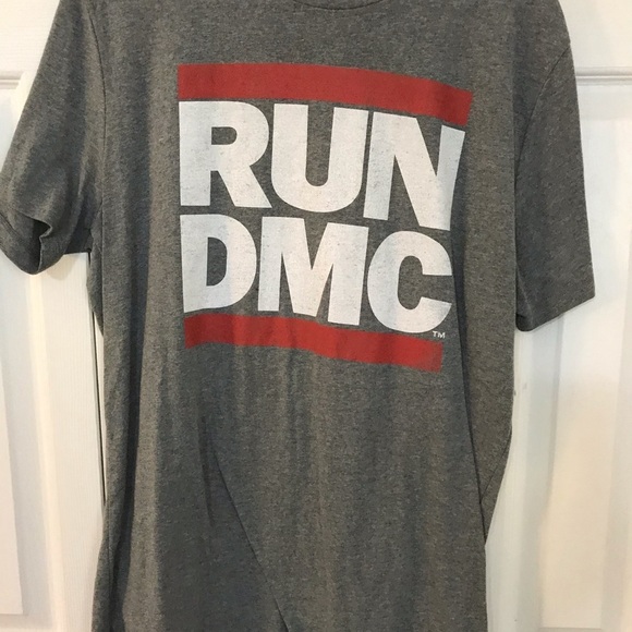 RUN DMC Gray T-Shirt - Picture 1 of 2